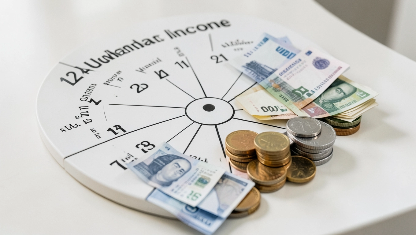 Dochód gospodarstwa domowego z 12 miesięcy