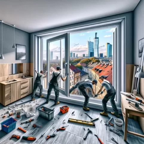 Wymiana okien mieszkanie Warszawa